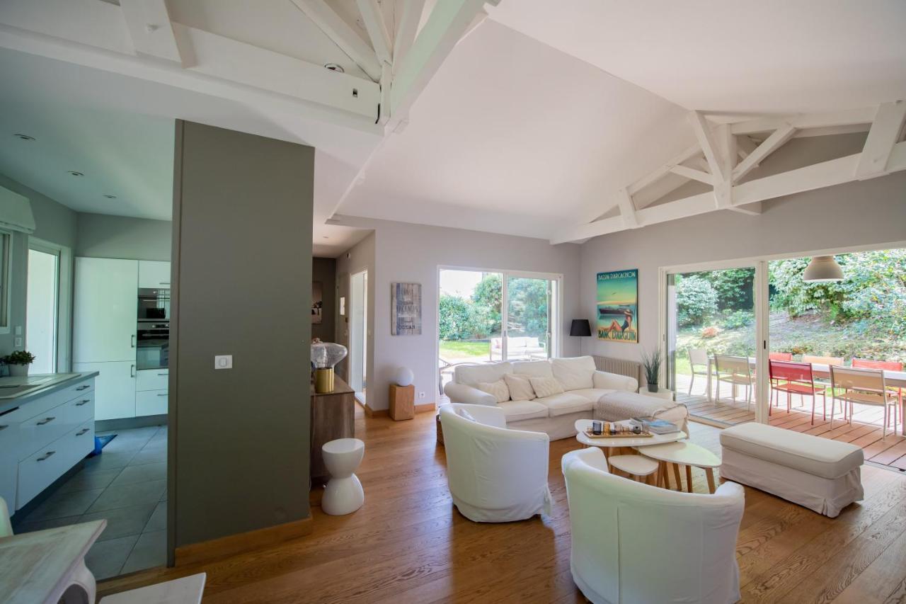 Villa Spacieuse A Arcachon, Proche Plages, Jardin Zewnętrze zdjęcie